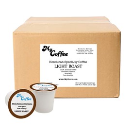 Coffee Pods MyCoffee - Organic, Specialty Grade, 100% Arabica, Non-GMO Coffee [Light Roast, 30 Ct Single Serve Pods], 30 Count (Pack of 1)