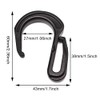 Plastic S Hook Clips Elastic Rope Bungee Cord Hooks for