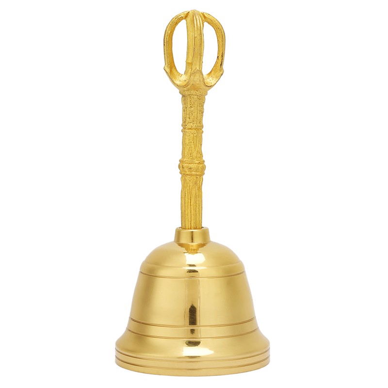 Popular Pure Brass Hand Bell Buddhist Bell Feng Shui Taoist