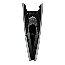 Resin Bike Motorcycle Sticker Compatible with Kawasaki Versys 1000 2021 Grand Tourer Silver Metal. Protective Tank Pad from Case PU Graffi. Sticker 3D Resin Coated - Carbon Effect