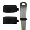 RIVIEVAL 2Pcs Ski Tie Straps - Adjustable Ski Carry Bands