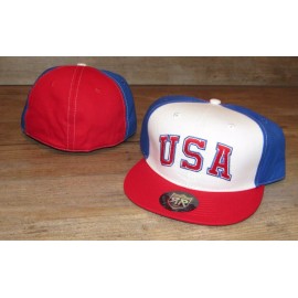 Royal Retros Team USA 1984 Olympic Baseball Royal Retros Fitted Hat Cap Men's Size 7 7/8
