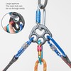 Rigging Plate 3 Holes Space Aluminum 50KN Weight Bearing Uniform