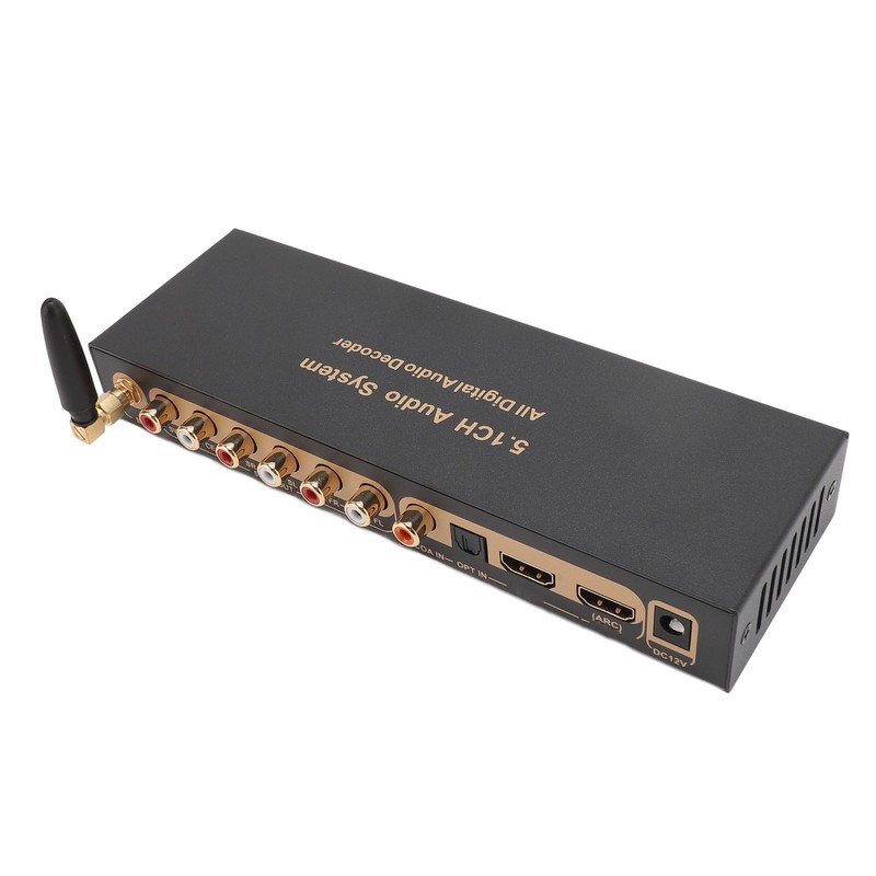 5.1 Channel Sound Decoder 192Khz/24Bit HD Multimedia Interface 4K ARC