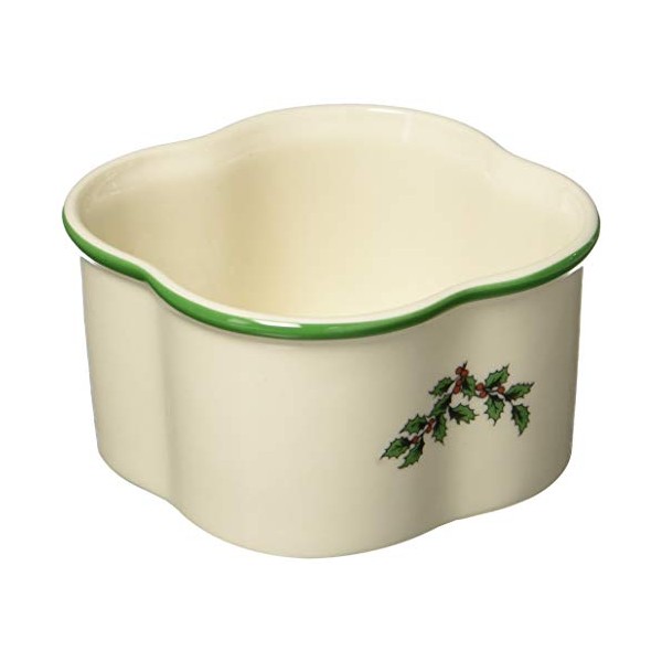 Spode Christmas Tree Square Scalloped Ramekins (Set of 2)