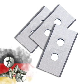 Genisys Replacement Blade Compatible with Mammotion Luba and Compatible with Yuka Robotic Lawnmower Blades - Double Hole - LongLife - Shatterproof [DIN EN 50636 Tested], Piece: 24