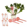 Relaxdays Plant Watering Globes Set, 2-Week Reservoir for Potted Plants,