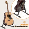 GLEAM Adjustable Folding Guitar Stand, A-shape, Fully Assembled - For