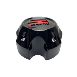 Havok Gloss Black Red Logo Wheel Center Cap CBH05-2P CBH05-B2P