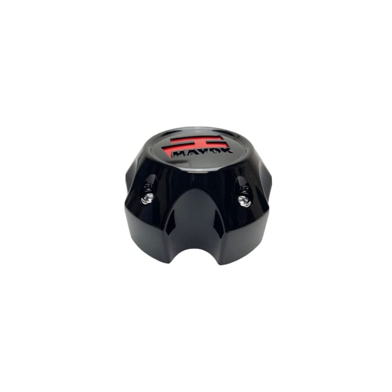 Havok Gloss Black Red Logo Wheel Center Cap CBH05-2P CBH05-B2P