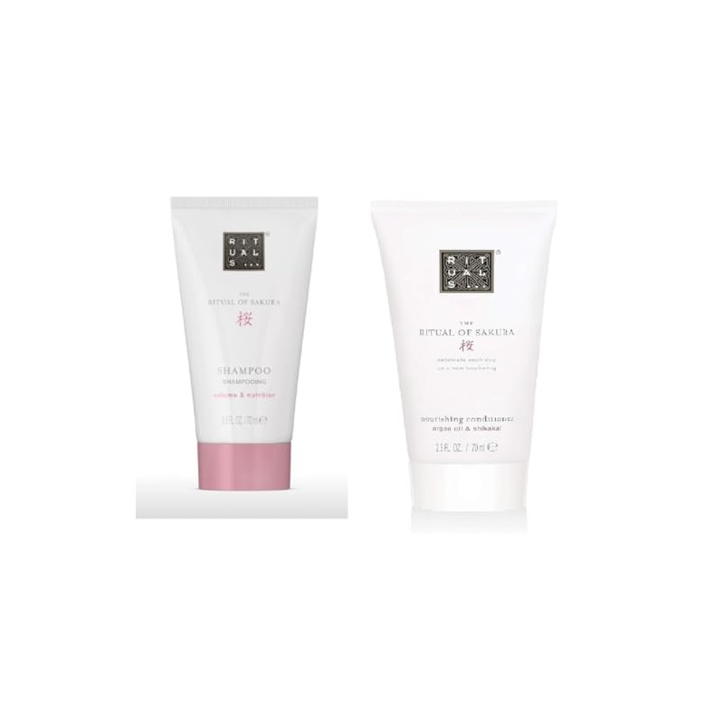 Rituals Sakura Shampoo & Conditioner Set, 70ml Each, Travel Size