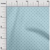 oneOone Viscose Jersey Light Blue Fabric Dot Sewing Fabric by