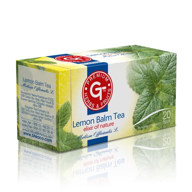 80 Tea Bags Lemon Balm Melissa Tea 4 Boxes x