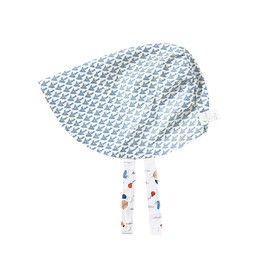 Vivobiniya Baby Girl Sun Hats Toddler Sun Bonnets Newbown Hats UPF50+ UV Protection 0-4Y (CA/US, Age, 3 Months, 12 Months, White(Fly))