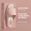발지압 아치 마사지 슬리퍼 미끄럼방지 남녀공용 지압용 [블루 소형 과립