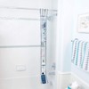 Skywin 1 Pack Shower Liner With Pockets, Hanging Mesh Shower