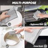 Aofong Paño de Limpieza de Acero Inoxidable, Trapos Multiusos de