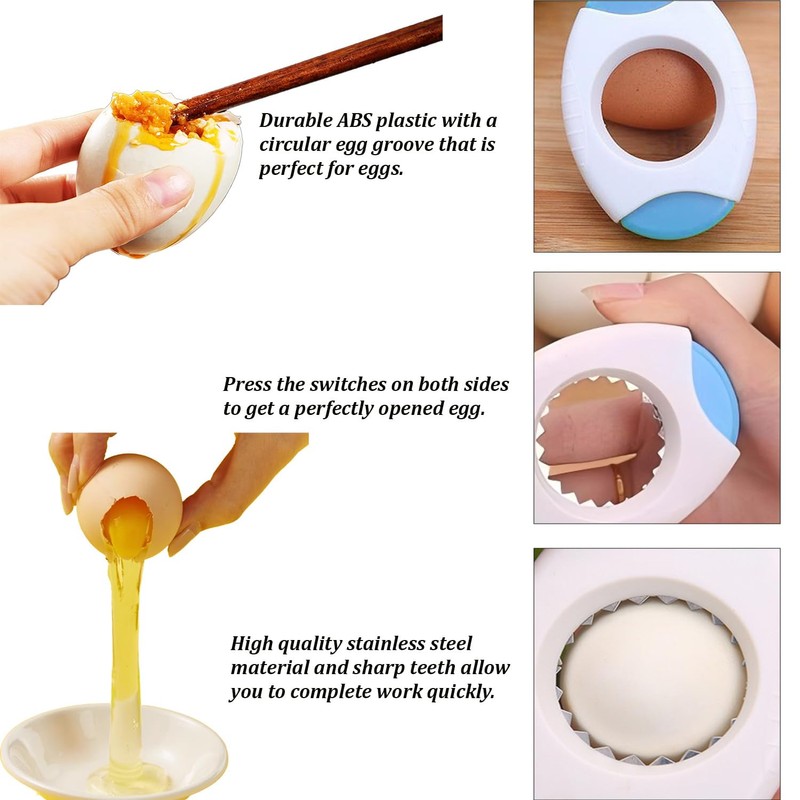 BEIGEMEI Egg Shell Opener, Seperator Tool for Raw Eggs, Cracker