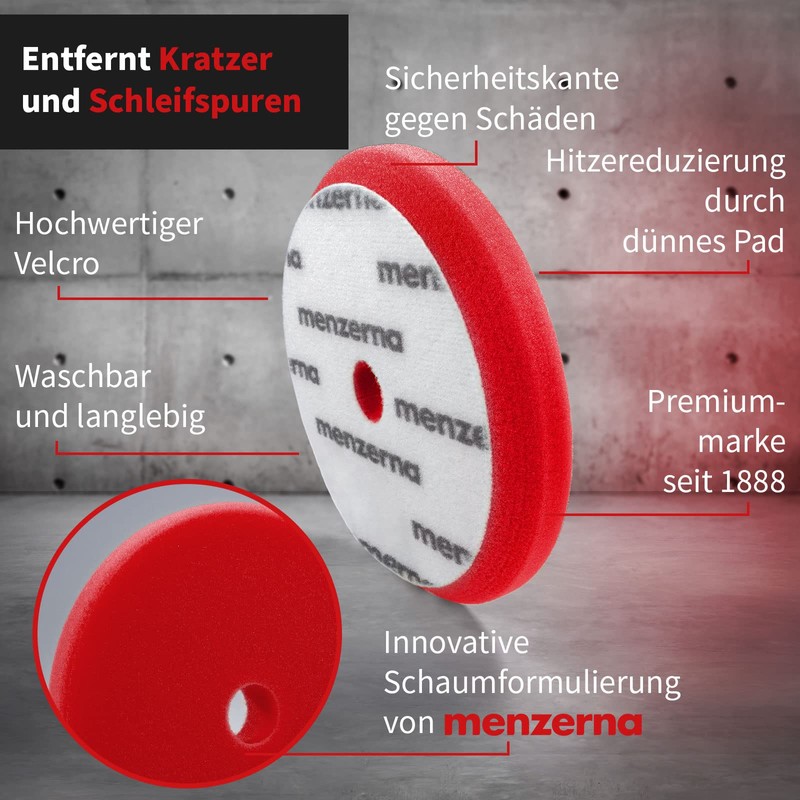 detailmate 2 x Menzerna Hard Pad for Wax