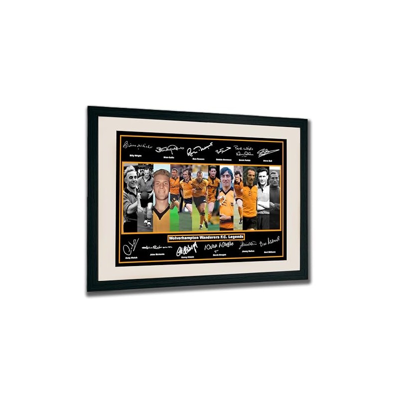 Stunning Quality Wolverhampton Wanderers Legends (Wolves) Signed/Autographed Print. Steve Bull