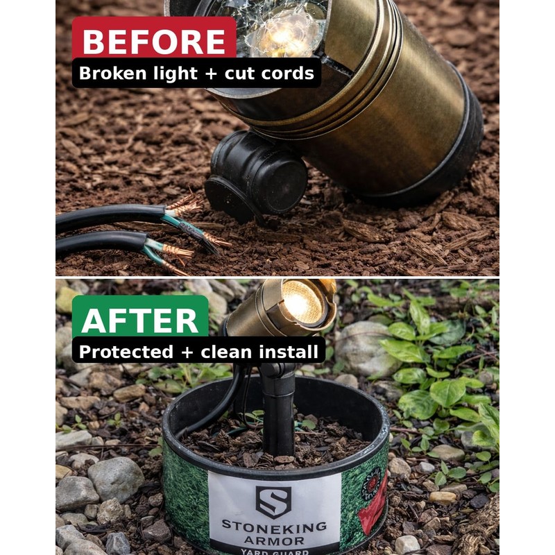 Stoneking Armor Yard Guard – Universal Sprinkler Head & Landscape