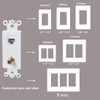 BUPLDET Coax CAT6 Wall Plate Insert - Ethernet Coaxial Insert