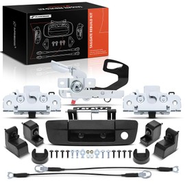 A-Premium 30-PC Tailgate Rebuild Kit Compatible with Dodge Ram 1500 2009-2010, Ram 2500 3500 2010 & Ram 1500 2500 3500 2011-2012, Tailgate Handle Latch Bracket Cable Bumper Bushing Bolts