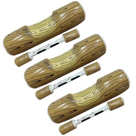 6 Pcs Jumbo Inflatable Battle Log Rafts Pool Games for 3 Players Pool Toys for Kids Age 8-12, Inflatable Floating Row Pool Floats, Pool Game for Adults and Family Summer Swimming Pool Party Beach