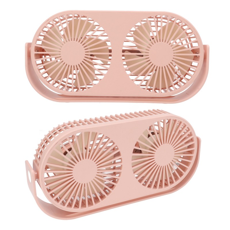 Double Fan USB Charging Fast Heat Dissipation 360° Rotation Double