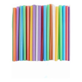 # 2 Kg De Popotes Desechables De Colores Para Bebidas