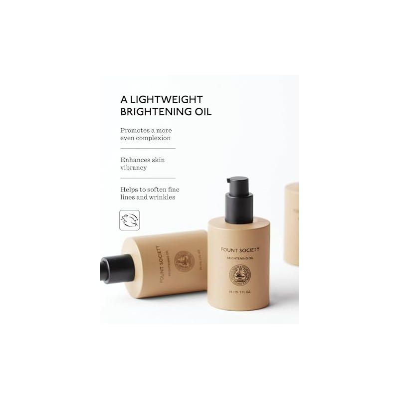 "Fount Society Aceite iluminador con vitamina C, 2 onzas líquidas