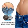 HexinYigjly 50 Pcs Jean Buttons Replacement No Sew, 17mm Replacement