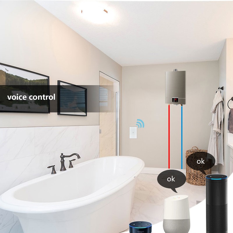 WiFi Boiler Water Heater Switch US Style Horizontal Version Remote