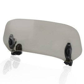 295 mm Motorcycle Wind Deflector Adjustable Clip-on Windscreen Accessories Windshield Extension Spoiler Attachment