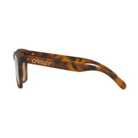 Oakley Frogskins Sunglasses Matte Tortoise with Prizm Tungsten Lens 55mm