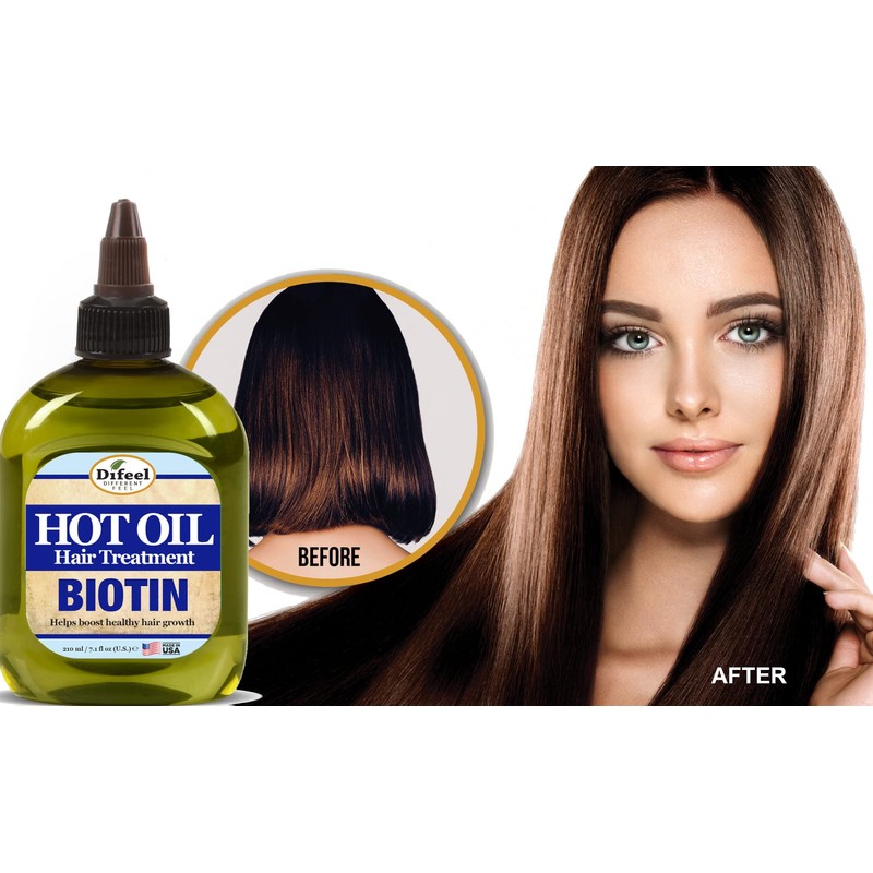 Difeel Biotin Hot Oil Treatment 7.1 oz.