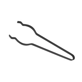 15" Double-Ended Bent Spring Steel Flask Tongs for Crucible Holding Gold Silver Precious Metal Casting Hand Tools