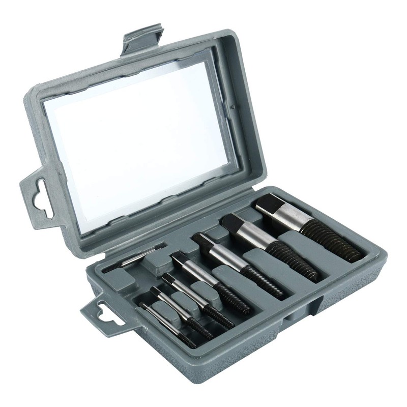 FreeTec 8pcs Water Pipe Screw Extractor Set, Damaged Screw Broken