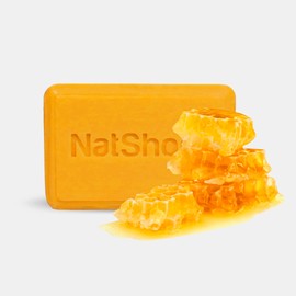 NATSHOP  Jabón Facial y Corporal con Miel de Abeja 100 Natural  Humectación Corporal  Jabón de Baño y Cuidado de la Piel - Skin Care 100g  Completa...