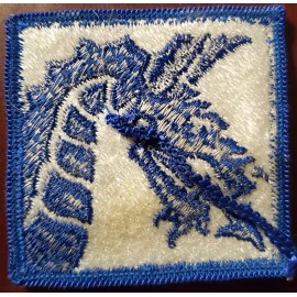 US ARMY 18th AIRBORNE CORPS uniform DRESS COLOR patch 3" MILITARY VINTAGE NOS!