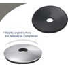 TOP-VIGOR 100Pcs EPDM Bonded Sealing Washers, 5.5mm ID 16mm OD