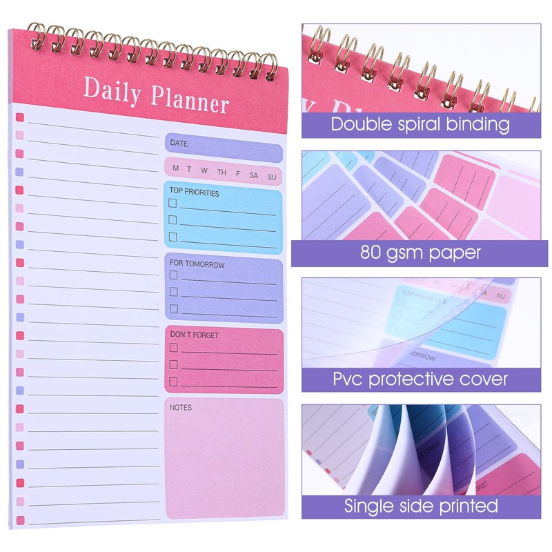 Molain 10 Pack Daily To Do List Notepad, Beautiful To