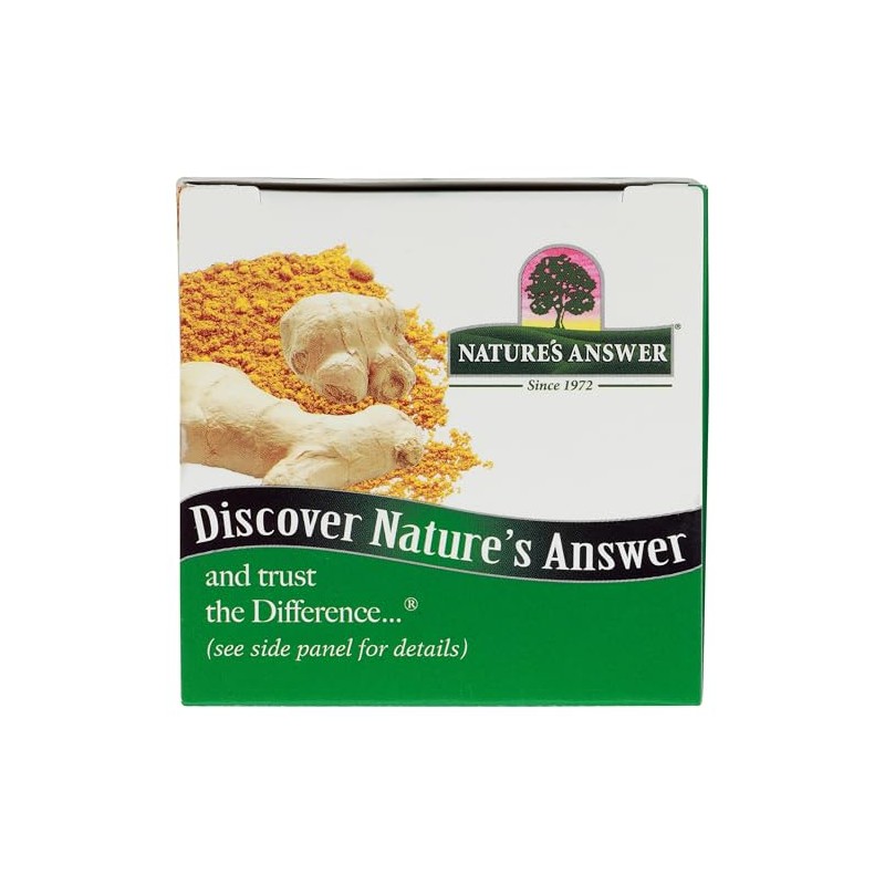 Nature's Answer Extracaps Turmeric and Ginger Vegetarian Capsules, 90-Count