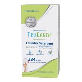 Tru Earth Platinum - Heavy Duty Laundry Detergent Sheets - Up to 768 Loads (384 Count), Fragrance Free - Ultra-Concentrated - Eco-Friendly Laundry Sheets