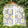 Whaline 9 Sheets Daisy Flower Window Clings White Cute Floral