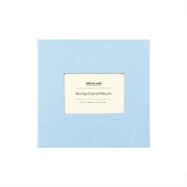 Nakabayashi A-SCY-120-B Scrap Card Album, Binder Type, 6 Holes, Savon Blue