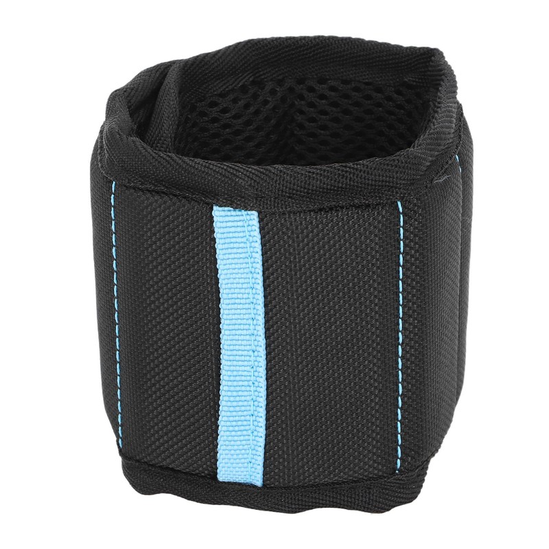5 Grids Magnetic Wristband 20 Strong Magnets Tool Holder Black