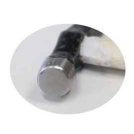 ARTESIA TOOL 10" (25.4 cm) Black Goldsmith's Hammer | Dual-Function: ½" (1.3 cm) Diameter Head & Chisel | Wooden Handle | Masonry Precision & Durability