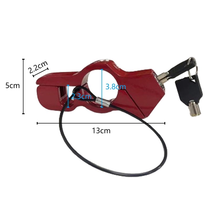 Motorcycle Lock Universal Motorcycle Lock Handlebar Motorcycle Gas Security Lock