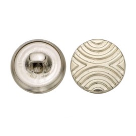 C&C Metal Products 5226 Modern Metal Button, Size 24 Ligne, Nickel, 72-Pack